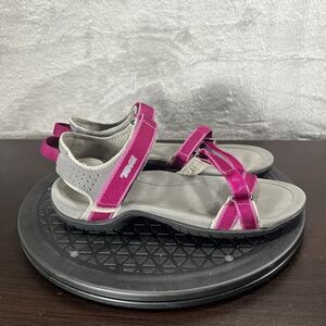 Teva Verra Port Womens Size 6 Pink Strappy Adjustable Supportive Sandals
